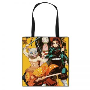 Tote Bag Demon Slayer Nezujo Tanjiro Inosuke Zenitsu