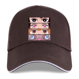 Casquette Demon Slayer Tanjiro Nezuko Inosuke Zenitsu Marron