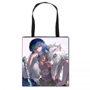 Tote Bag Demon Slayer Inosuke Hashibira Tête de Sanglier