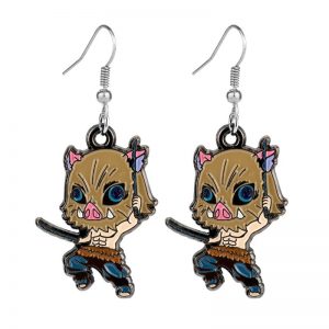Boucles d’Oreilles Demon Slayer Inosuke Hashibira Kawaii