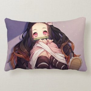 Coussin Demon Slayer Nezuko Kawaii Triste