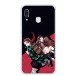 Coque Samsung Demon Slayer Tanjiro Portant Nezuko A10