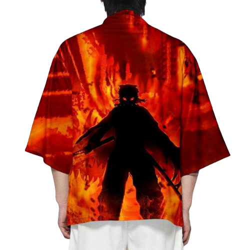 Kimono Demon Slayer Rengoku le Démon M