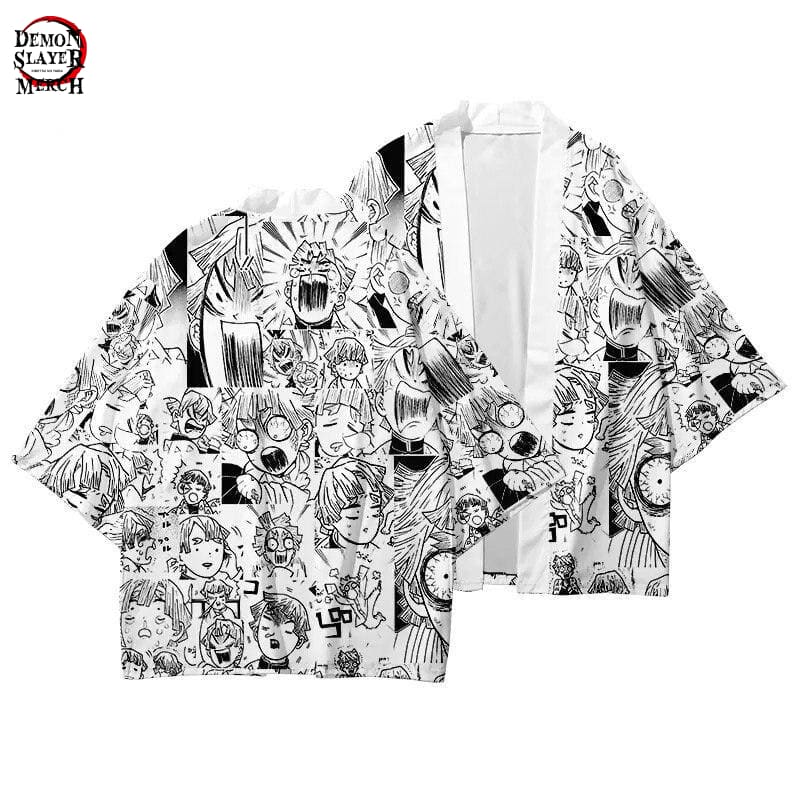Kimono Demon Slayer Zenitsu Tête Marrante XXS