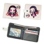 Portefeuille Demon Slayer à Bouton Nezuko Kawaii