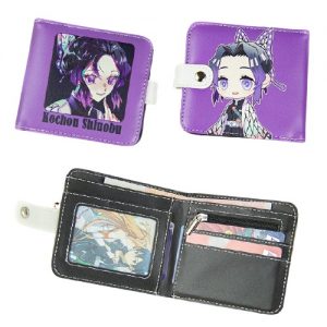 Portefeuille Demon Slayer à Bouton Shinobu