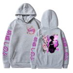 Sweat Demon Slayer Shinobu Kocho Gris avec Fleur 2XS