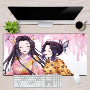 Tapis de Souris Demon Slayer Shinobu et Kanae Soeurs Kocho
