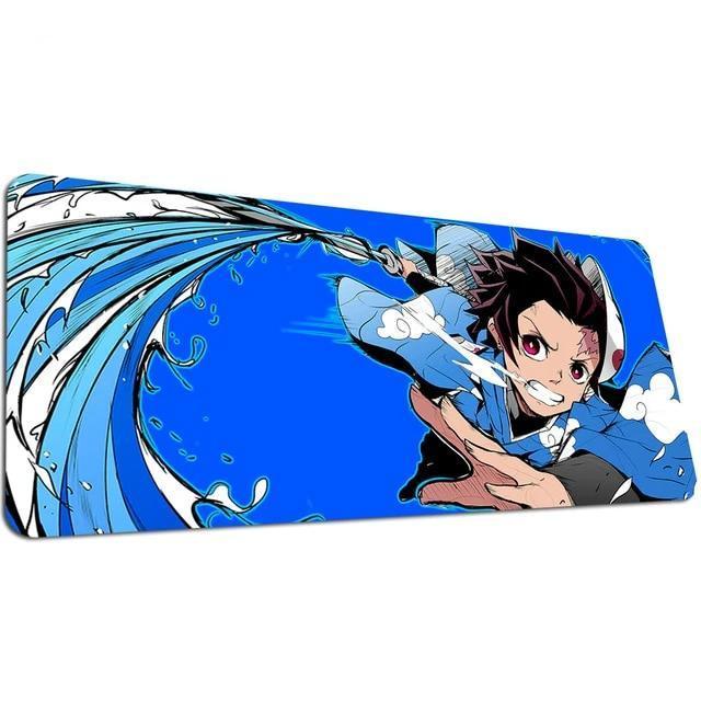 Tapis de souris Demon Slayer Tanjiro Water Breathing 900x400x3mm