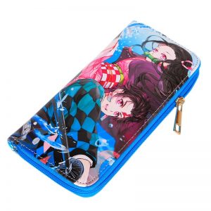 Portefeuille Long Demon Slayer Tanjiro et Nezuko Réunis