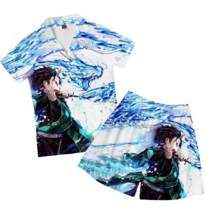 Pyjama Demon Slayer Tanjiro Souffle de l’Eau XXS